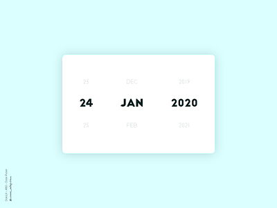 Date Picker - 080 Daily UI Challenge daily 100 challenge daily ui dailyui dailyui 080 dailyuichallenge date picker datepicker design minimal minimalism minimalist simple ui design
