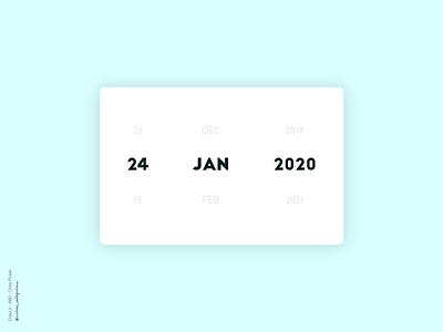 Date Picker - 080 Daily UI Challenge