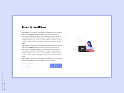 Terms of Service - 089 Daily UI Challenge dailyui dailyui 089 dailyuichallenge design minimal minimalism minimalist simple terms and conditions terms of service ui design