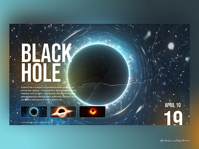 BlackHole - Landing Page Concept