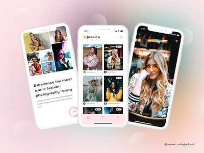 Fashion Photography App Concept by Isaac Adepitan on Dribbble