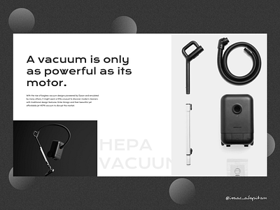 Hepa Vaccumm Concept app app designer clean dailyui design exciting hero minimal minimalism pop ui design uiux vacumm