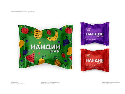 Buramhan Brand - Nandin candy packaging design