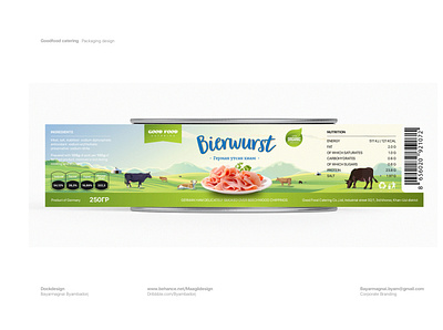 Goodfood catering - Packaging design branding dockdesign mongolia mongolian packaging packagingdesign