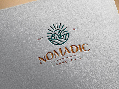 Nomadic Ingredients brand identity logo logo design