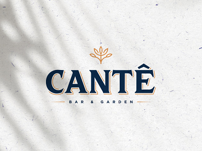 Cantê Bar & Garden brand identity branding logo logo design