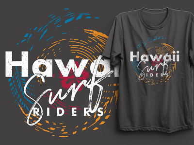 Hawaii Surf Riders clothing design graphic design illustration logo poster style t shirt typography ui urban