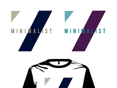 Minimalist typography t shirt logo design. v5