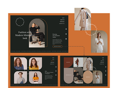 Fashion Studio - Website for Clothing Brand