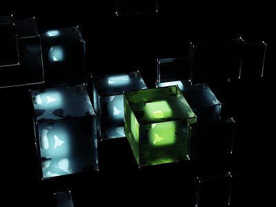3D cubes 3d design