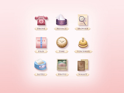 The Grand Budapest Icon set