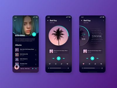 Daily UI Challenge Music Player