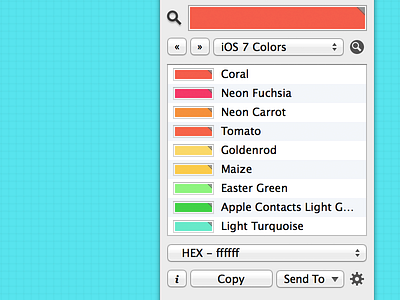 Colors, The Picker colors hex os x picker schemes