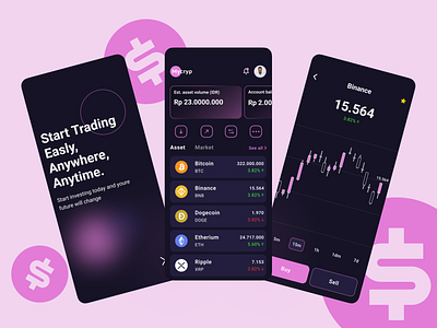 Daily UI - Crypto wallet crypto ui wallet