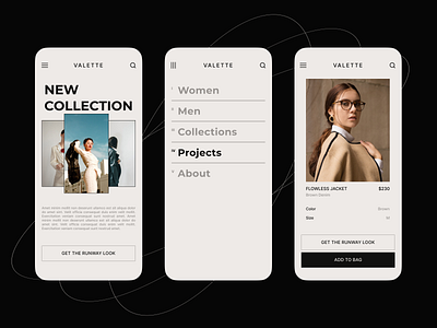 UI - Fashion Olshop fashion mobile olshop shopping ui