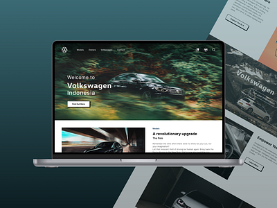 Volkswagen UI Design - website figma redisign ui uiux webdesign website