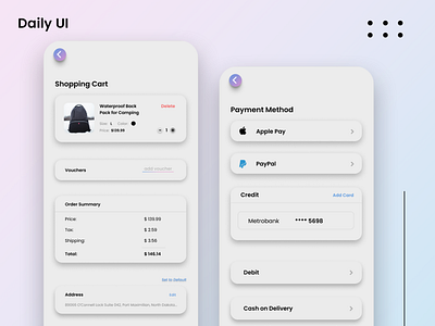Credit Card Checkout app branding dailyui design graphic design typography ui ux