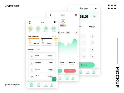 Crypto App Design