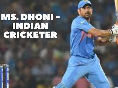 Ms. Dhoni Indian cricketer information