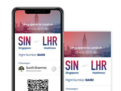 Airlines Booking Details airlines boarding design mobile app ui ux