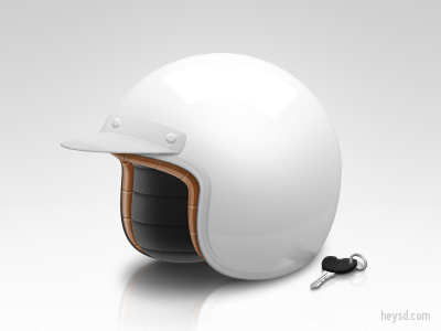 Scooter Helmet by David Im on Dribbble
