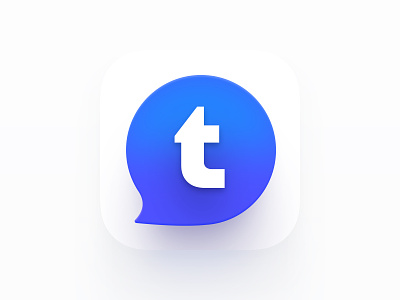 Texty Pro Business Texting App Icon android app icon icon ios minimal mobile app simple sketch www.texty.pro