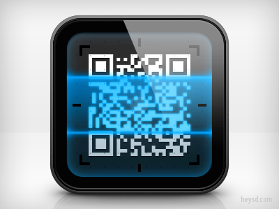 QR Code icon apple david im hd heysd icon ios iphone iphone 4 phone photoshop qr code retina