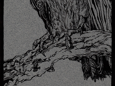 Sneaky Preview 2 illustration ink