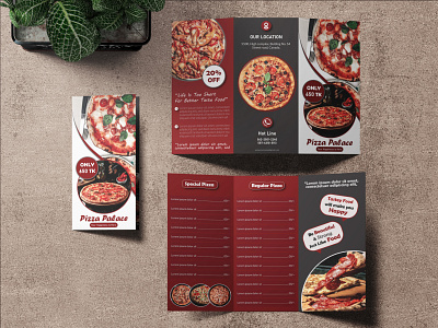 Restaurant's Tri-fold Brochure Design