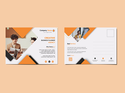 Business Postcard Design brand design branding business card business postcard card design corporate postcard design graphic design greeting card id card postcard print design proposals stationary visiting card weeding card