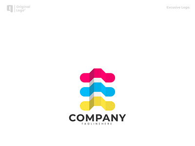 Attractive 3D simple letter E logo 3d attractive brand business colorful company elegant funny happy icon identity illustrator letter e lettering logo logogroyund modern simple typhograpy unique