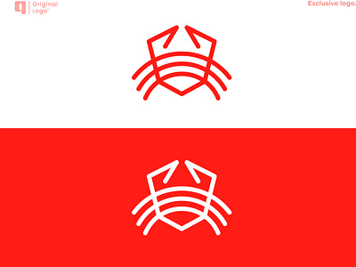 Minimalist Crab Logo