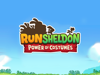Run Sheldon - Lettering/Logo app brand branding game lettering logo mobile game