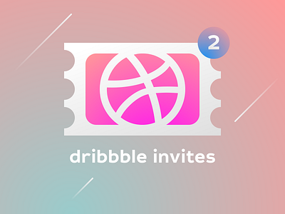 2 Dribbble Invites