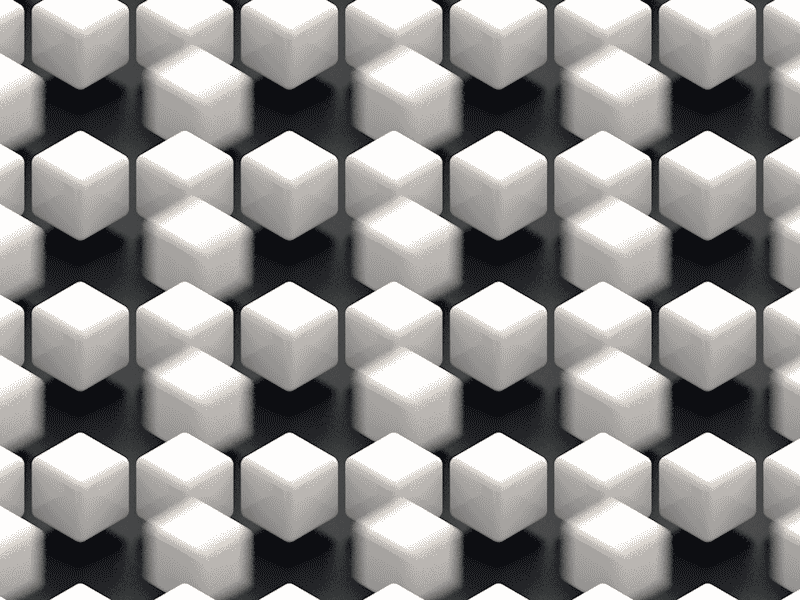 Pixel Shuffle animated c4d cinema4d cubes hover isometric motion pattern pixels random shuffle