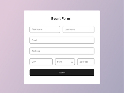 DailyUI 001 - Sign Up daily ui