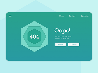 DailyUI 008 - 404 Page