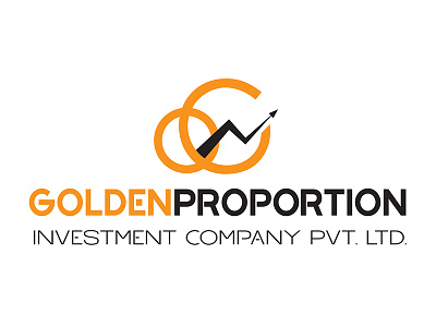 Golden Propertion, Logo for Investment Company brading financing logo financing logo golden logo investment logo logo