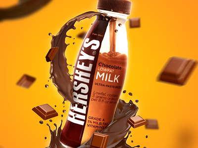 Hersheys chocolate milk poster designs