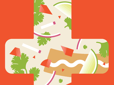 t is for taco detail alphabet food letter taco
