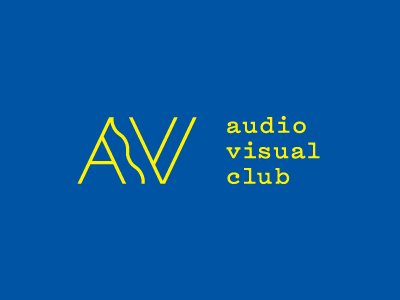 AV Club audio identity logo visual
