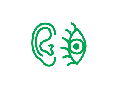 audio visual audio identity logo visual