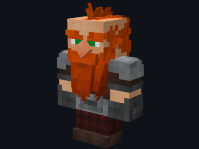 Dwarf Miner 3d animation graphic design