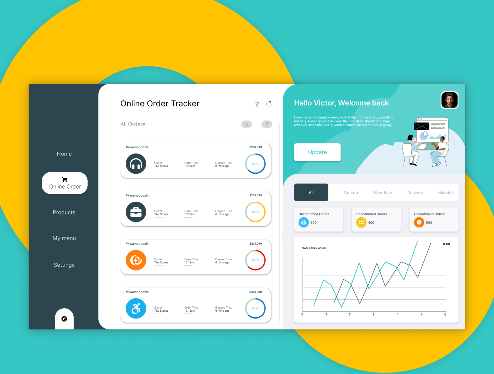E-commerce Order Tracker by Enock Asare on Dribbble
