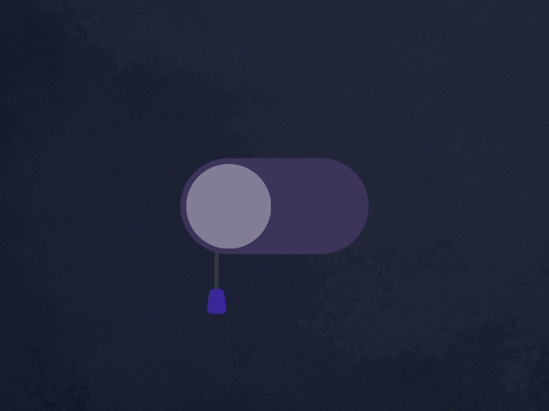 Switch On/Off - DailyUI #015 activate animation dailyui lamp light lightning off on switcher ui