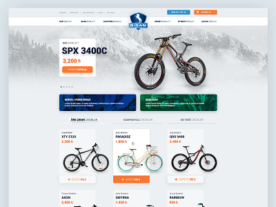 Bisan Ecommerce Website design e commerce design home page interface ui ux webdesign