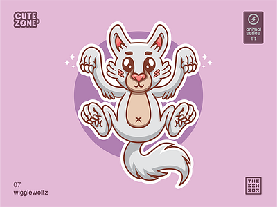 Cutezones Animal Series #1 / 07 Wigglewolfz