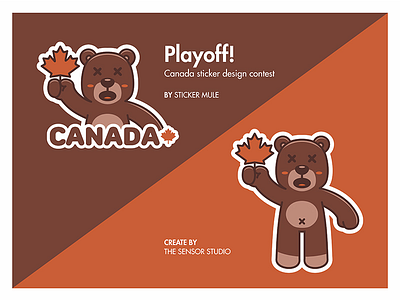 Playoff  Canada Sticker Design Contest By The Sensor