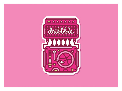 Playoff Dribbble Sticker Pack By The Sensor cool cute dribbble illustration music playoff stickermule thesensor thesensorstudio vector