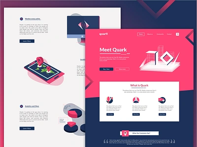 Quark ui user interface website